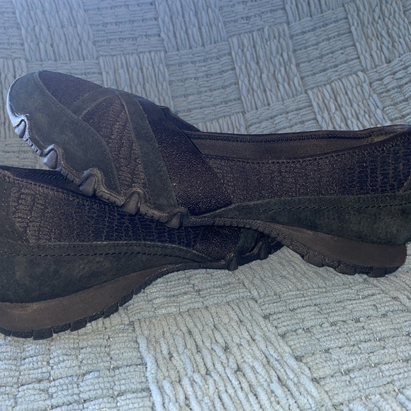 Skechers Memory Foam Relax Fit Biker Slip On Loafers Stretch Fabric Leather Sz10 - Picture 5 of 12